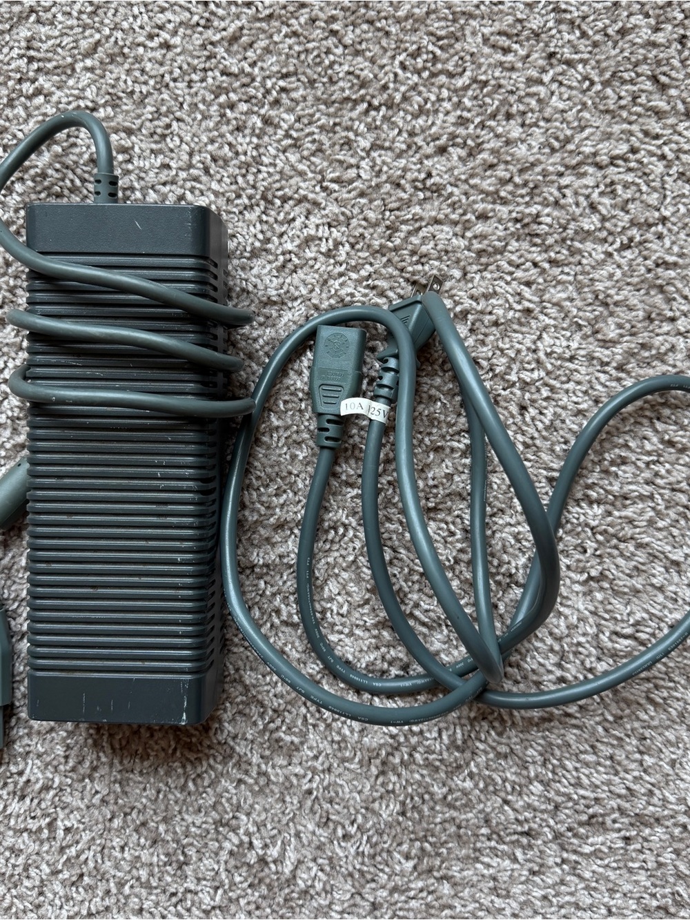 MICROSOFT XBOX 360 AC ADAPTER POWER BRICK CORD SUPPLY USED
